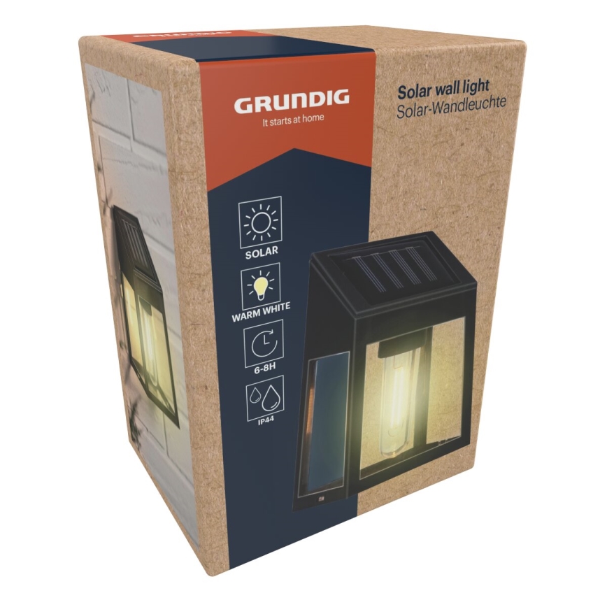 Grundig - LED Saules enerģijas sienas lampa LED/1,2V IP44