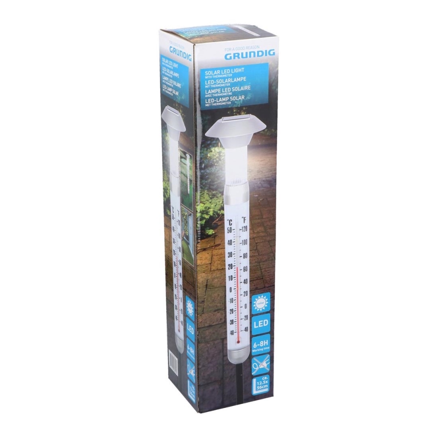 Grundig - LED Saules enerģijas termometrs 1xAAA 600 mAh IP44