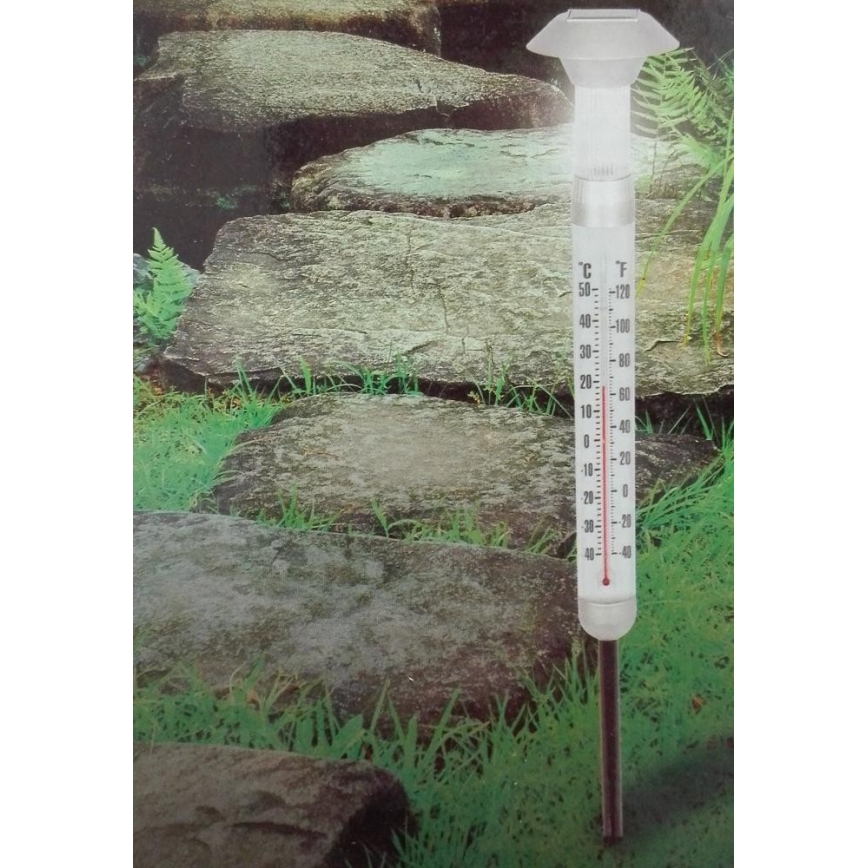 Grundig - LED Saules enerģijas termometrs 1xAAA 600 mAh IP44