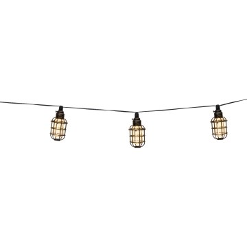 Grundig - LED Saules enerģijas virtene 10xLED 3,8m IP44 silti balta