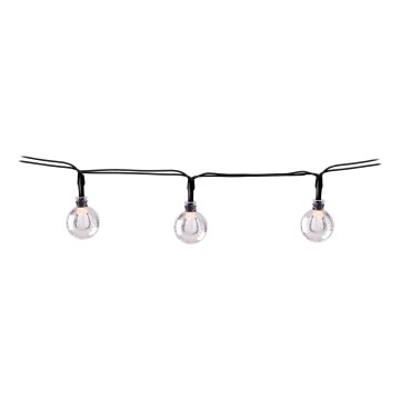 Grundig - LED Saules enerģijas virtene 50xLED/8 funkcijas 6,9m silti balta