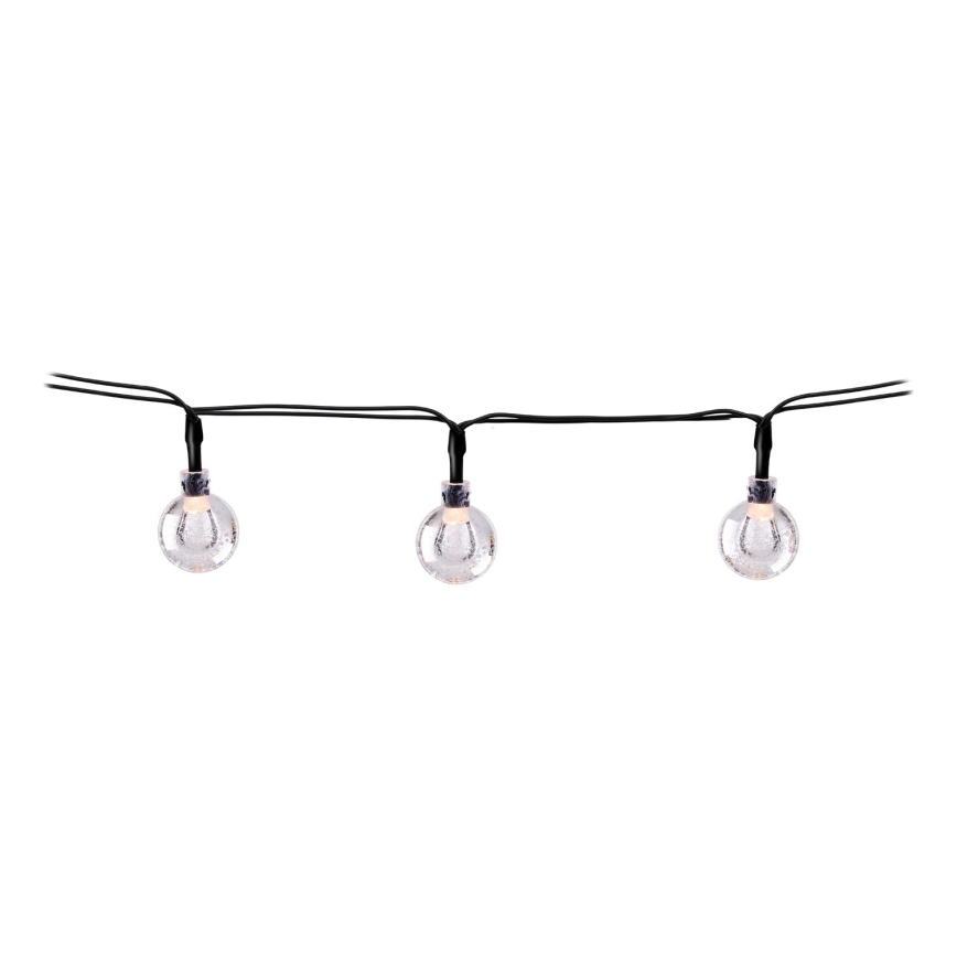 Grundig - LED Saules ķēde 50xLED/8 funkcijas 6,9m silti balta 600 mAh