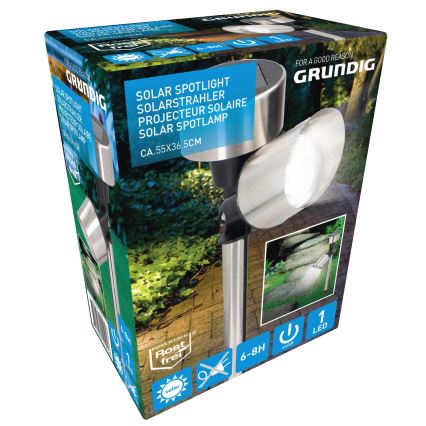 Grundig - LED Saules lampa LED/1,2V 40 mAh