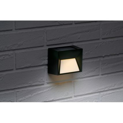 Grundig - LED saules sienas gaismeklis, 3,7 V, 500 mAh, IP44