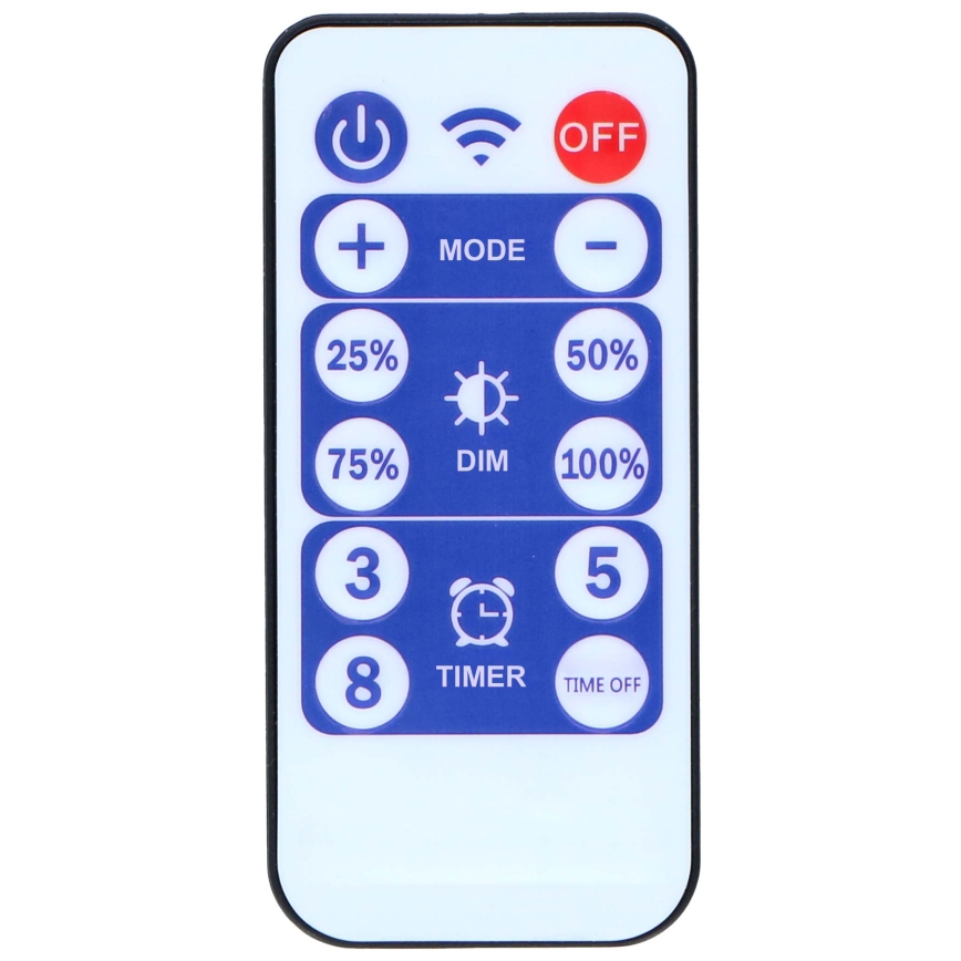 Grundig - LED regulējams saules ķēdes gaismeklis 50xLED/8 funkcijas 9,35m IP44 silti balts 600 mAh + tālvadība