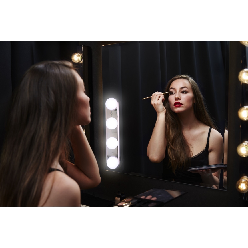 Grundig - LED Spoguļa apgaismojums 4xLED/4xAA