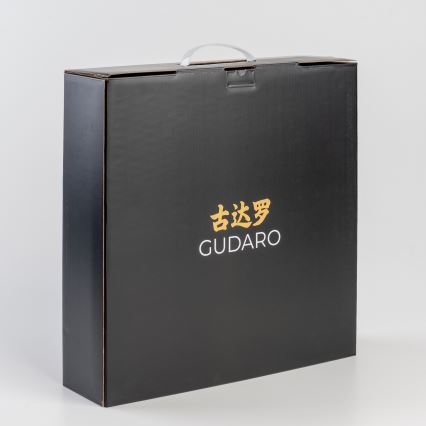 Gudaro - 3 gab. damaskas virtuves nažu komplekts AKIRO + magnētiskais turētājs