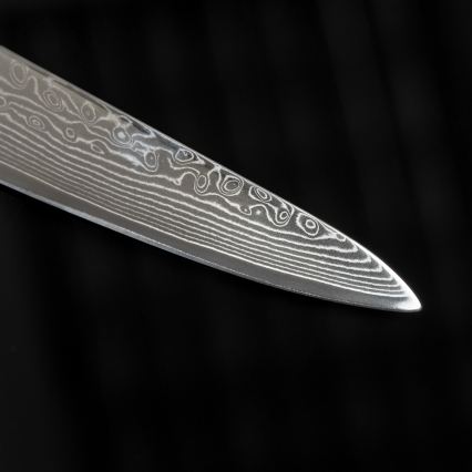 Gudaro - Damaskas tērauda universāls virtuves nazis SHIRO 5, ar 67 slāņu asmeni, garums 12,5 cm