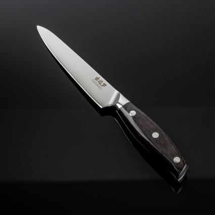 Gudaro - Damaskas tērauda universāls virtuves nazis SHIRO 5, ar 67 slāņu asmeni, garums 12,5 cm