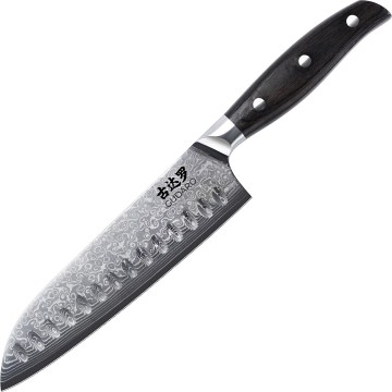 Gudaro - Damaskas Santoku virtuves nazis SHIRO 7