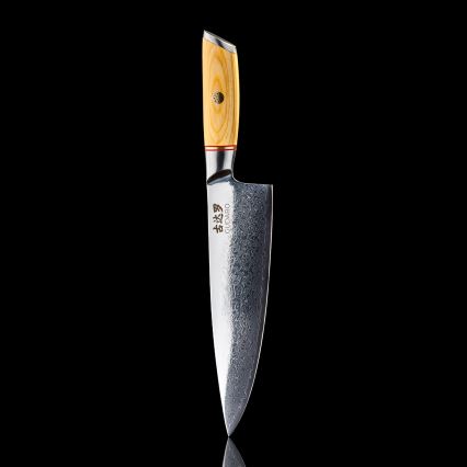 Gudaro - Damaskas šefpavāra nazis HIKARI 8, 67 slāņu tērauda asmens, garums 20 cm