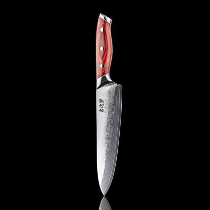 Gudaro - Damaskas šefpavāra nazis KENSHO 8, 67 slāņu tērauds, asmens garums 20 cm