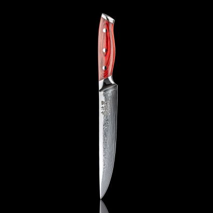 Gudaro - Damaskas šķēlēšanas nazis KENSHO 8, 67 slāņu tērauda, garums 20 cm