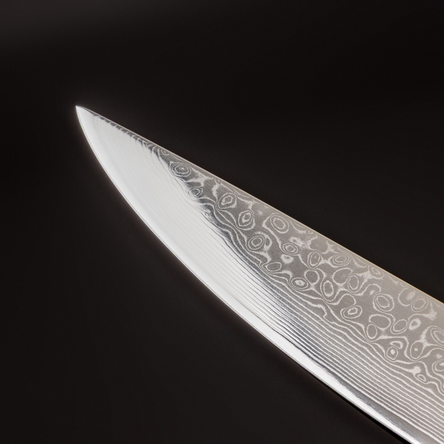 Gudaro - Damaskas šķēlēšanas nazis KENSHO 8, 67 slāņu tērauda, garums 20 cm