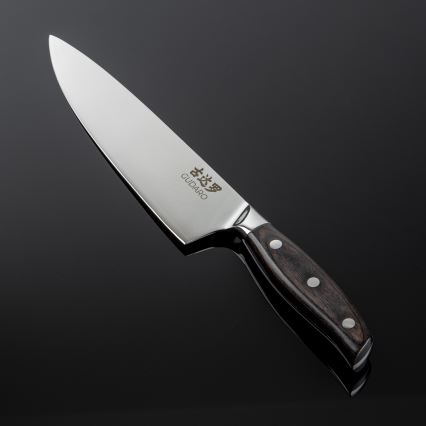 Gudaro - Damaskas tērauda šefpavāra nazis SHIRO 8, 67 slāņu, garums 20 cm