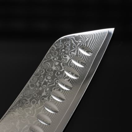 Gudaro - Damaskas Santoku virtuves nazis TAKUMI 7, 67 tērauda slāņu, garums 17,5 cm, valrieksts