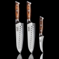 Gudaro - Komplekts 2x damaskas Santoku virtuves naži FENG 7,5