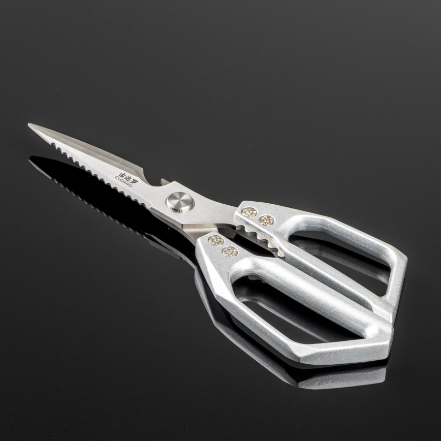 Gudaro - SHOGUN šķēres mājputnu apstrādei, 23,3 cm, sudraba