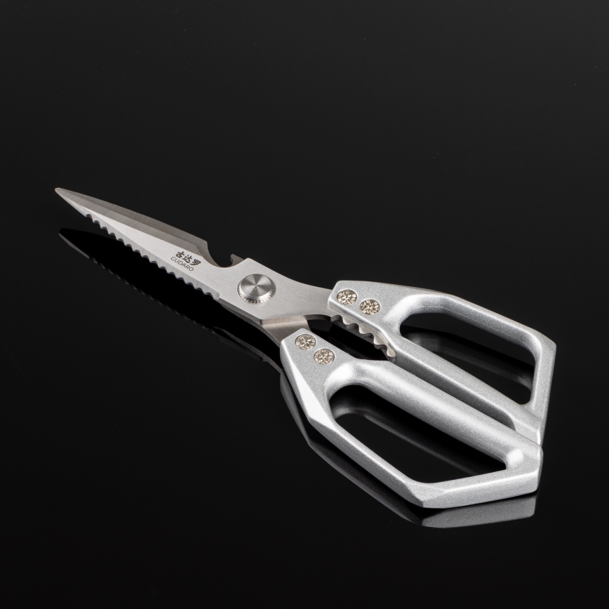 Gudaro - SHOGUN šķēres mājputnu apstrādei, 23,3 cm, sudraba