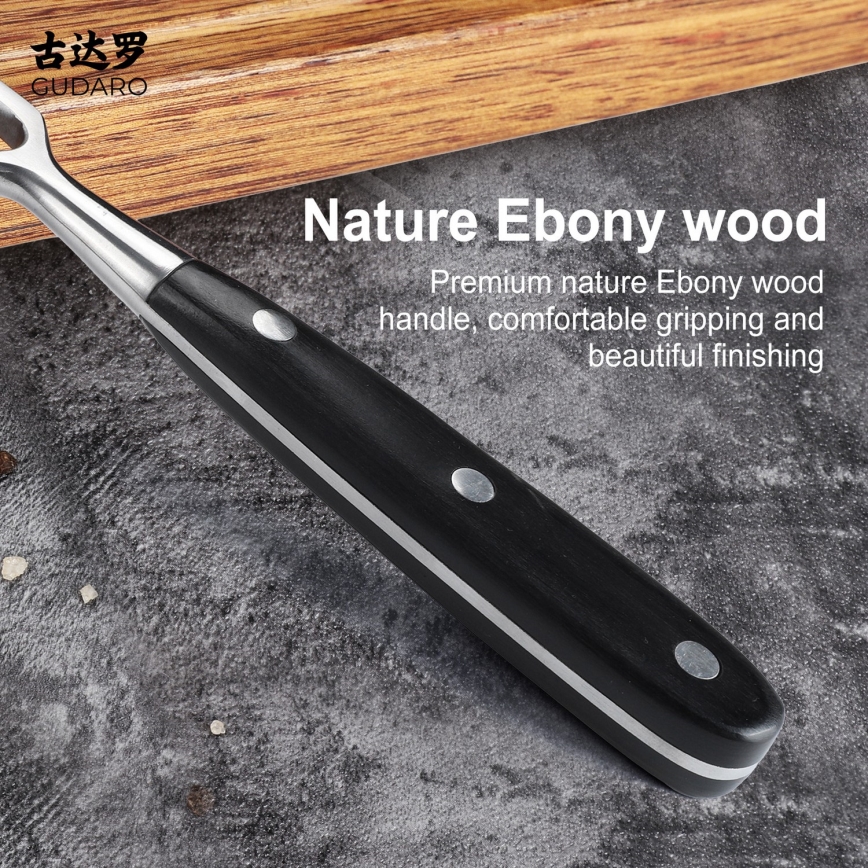 Gudaro - Virtuves dakša MIYABI melna/pakka