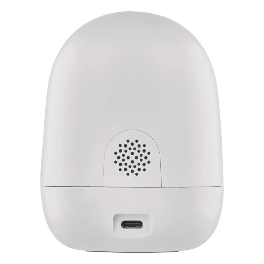 Gudrā iekštelpu rotējošā kamera ar kustības sensoru GoSmart 5V Wi-Fi Tuya balta