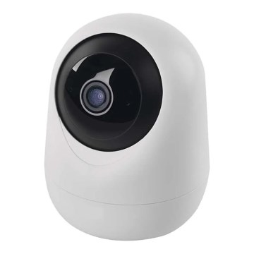 Gudrā iekštelpu rotējošā kamera ar kustības sensoru GoSmart 5V Wi-Fi Tuya balta