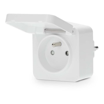 Gudrā kontaktligzda Smartlife 3680W/230V/ Tips E/16A Wi-Fi Tuya IP44