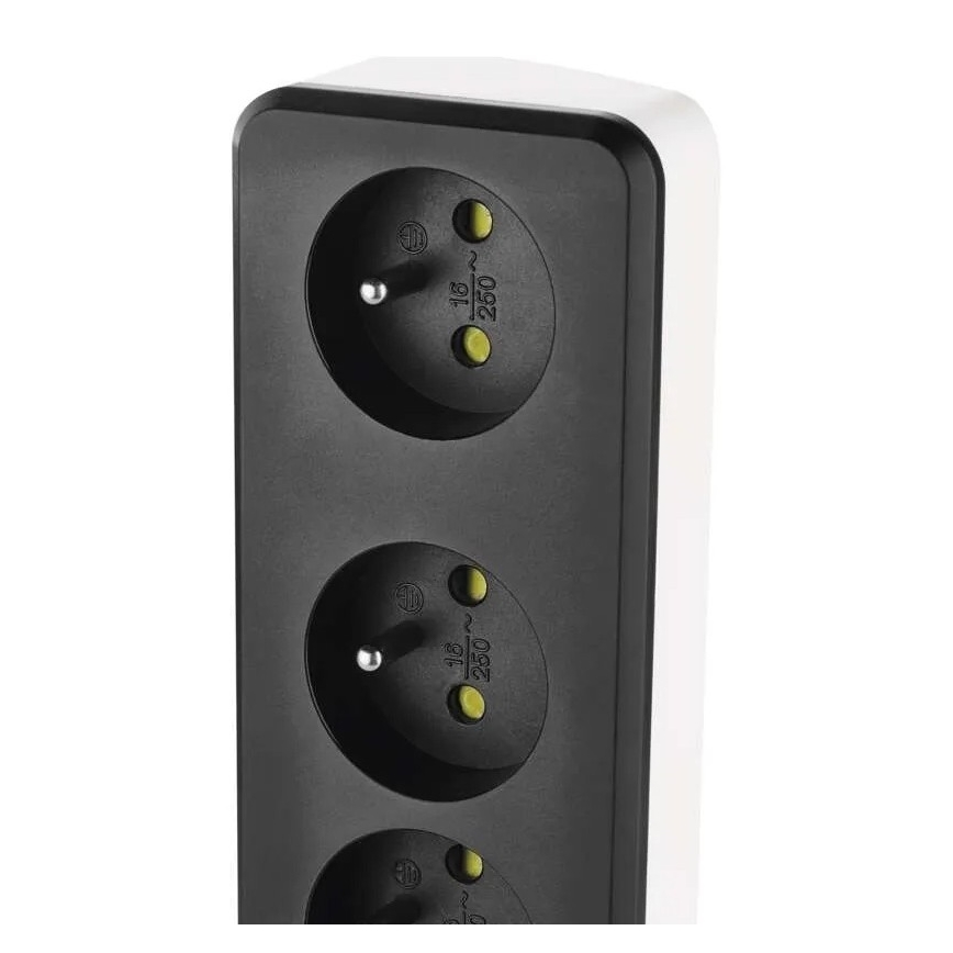 Gudrs pagarinātājs ar slēdzi GoSmart 4Z + 1xUSB-A + 1xUSB-C 2 m Wi-Fi Tuya