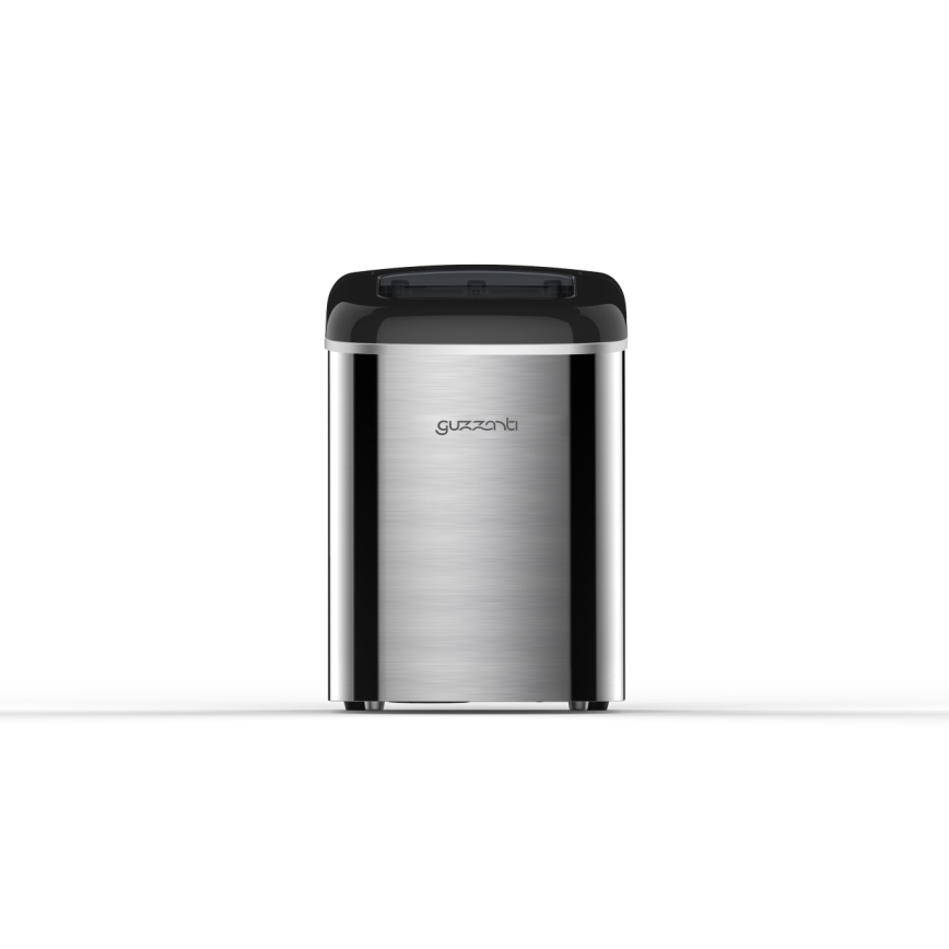 Guzzanti GZ125 - Ledus ražotājs 140W/230V, nerūsējošā tērauda/melns