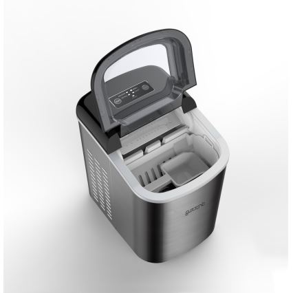 Guzzanti GZ125 - Ledus ražotājs 140W/230V, nerūsējošā tērauda/melns