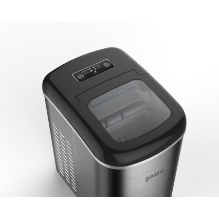 Guzzanti GZ125 - Ledus ražotājs 140W/230V, nerūsējošā tērauda/melns