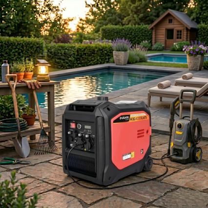 Hahn & Sohn 20062 - Benzīna/LPG ģenerators H IG 4200 G ATS 4200/3800W
