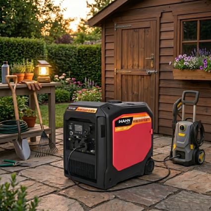 Hahn & Sohn 20086 - Benzīna/LPG ģenerators HIG 5500 G ATS 5500/5000W