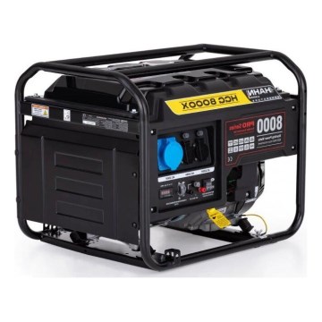 Hahn & Sohn 7410 - Benzīna elektroģenerators HGG 8000X 6500W