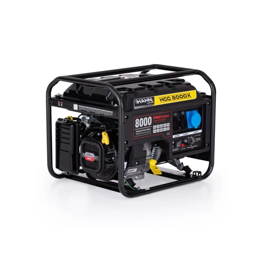 Hahn & Sohn 7410 - Benzīna elektroģenerators HGG 8000X 6500W