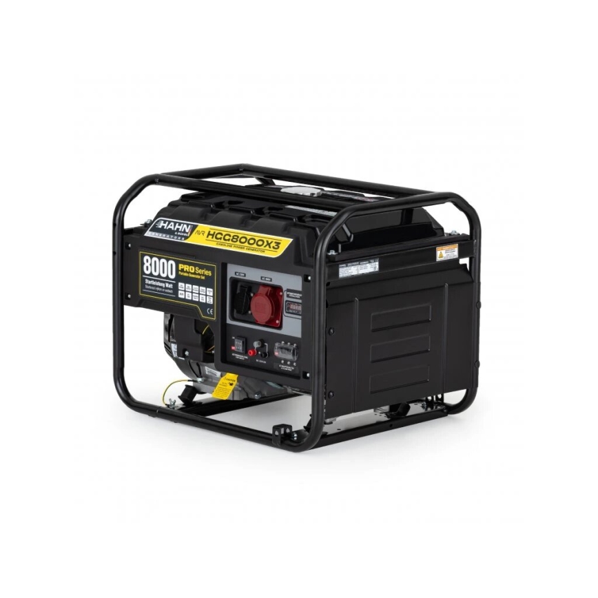 Hahn & Sohn 9177 - Benzīna elektroģenerators HGG 8000 X3 6500W