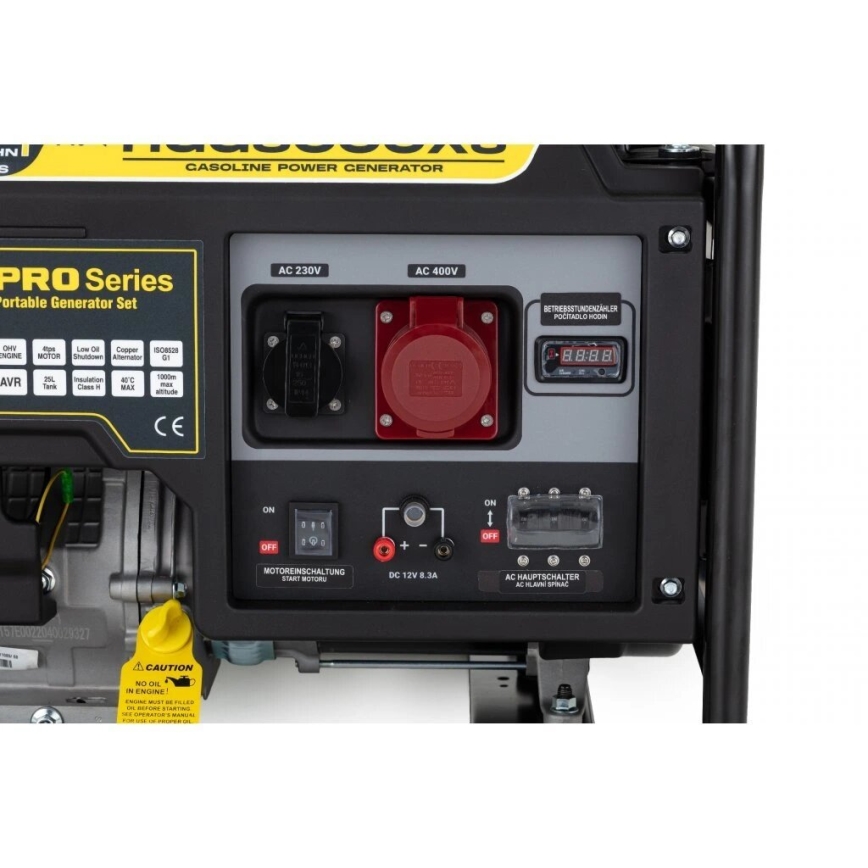 Hahn & Sohn 9177 - Benzīna elektroģenerators HGG 8000 X3 6500W