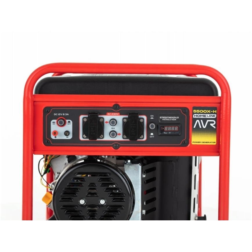 Hahn & Sohn 9178 - Benzīna elektroģenerators HGG 5500 X-H 5500W