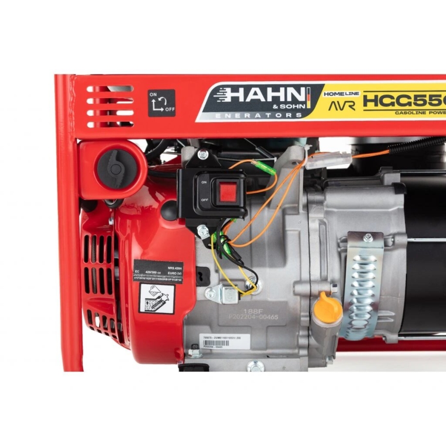 Hahn & Sohn 9178 - Benzīna elektroģenerators HGG 5500 X-H 5500W
