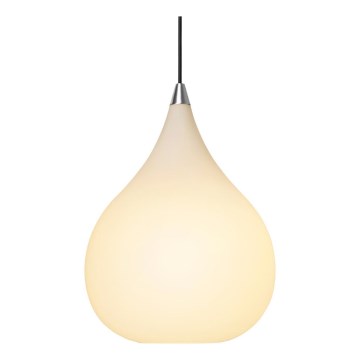 Halo Design 407931 - Karājamā lampa uz troses DROPS 1xE27/40W/230V Ø 30 cm balta/matēts hroms