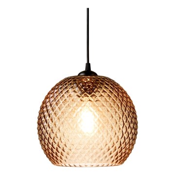 Halo Design 718368 - Pakarināmais gaismeklis uz kabeļa NOBB 1xE27/40W/230V Ø 22 cm dūmots brūns