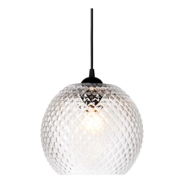 Halo Design 718436 - Pakaramā lampa ar kabeli NOBB 1xE27/40W/230V Ø 22 cm, caurspīdīga