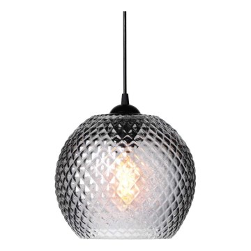 Halo Design 718443 - Pakaramā lampa uz kabeļa NOBB 1xE27/40W/230V Ø 22 cm dūmota pelēka