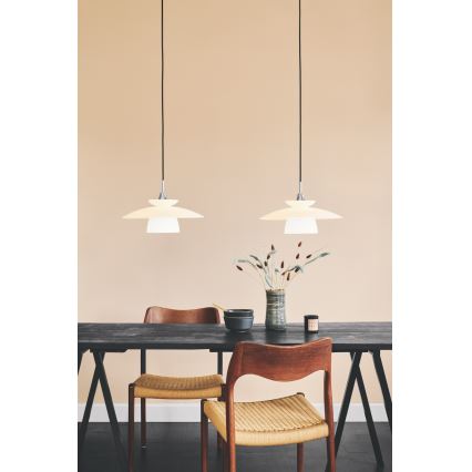 Halo Design 733644 - Pakaramā lustra SCANDINAVIA uz vada 1xG9/28W/230V Ø 20 cm balta