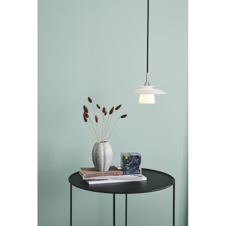 Halo Design 733644 - Pakaramā lustra SCANDINAVIA uz vada 1xG9/28W/230V Ø 20 cm balta