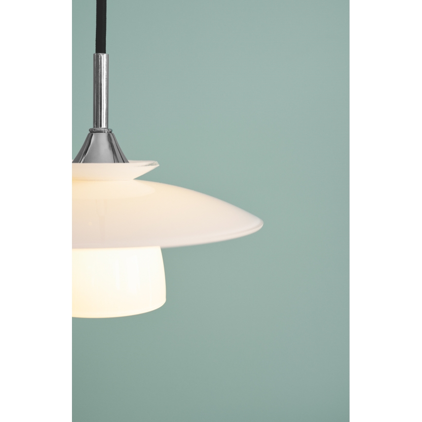 Halo Design 733644 - Pakaramā lustra SCANDINAVIA uz vada 1xG9/28W/230V Ø 20 cm balta
