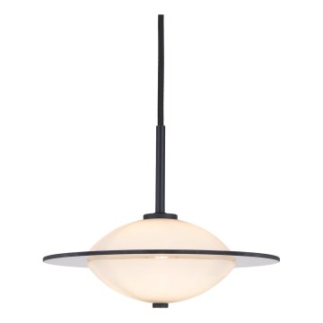 Halo Design 743582 - Karājoša lampa uz kabeļa ORBIT 1xG9/7W/230V Ø 24 cm balta/melna/dūmakaini pelēka