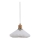 Halo Design 744053 - Pakaramā lampa uz vada PARIS 1xG9/28W/230V Ø 24 cm balta/misiņš/ozols