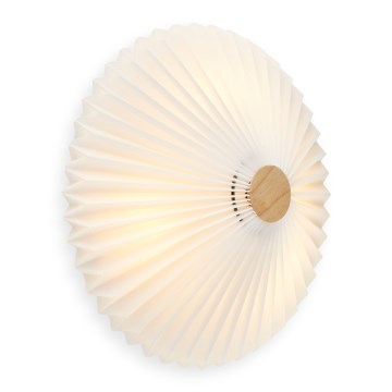 Halo Design 745081 - Sienas gaismeklis PARIS 3xG9/28W/230V Ø 40 cm balts/misiņa/ozols