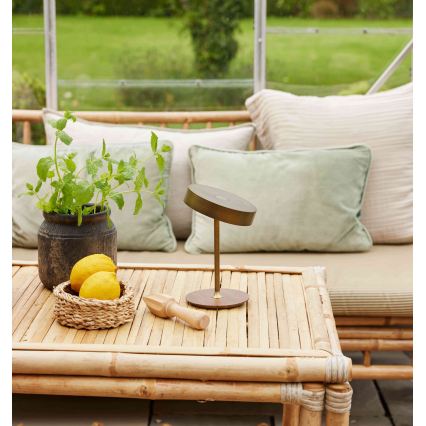 Halo Design 745784 - uzlādējama LED galda lampa ar regulējamu spilgtumu ON THE MOVE LED/2,5W/4000 mAh misiņš/koks